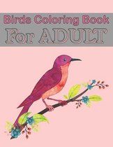 Birds Coloring Book For ADULT