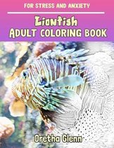 LIONFISH Adult coloring book for stress and anxiety