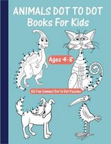 Animal Dot To Dot Books For Kids Ages 4-8