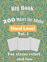 Big Book of 200 Mazes for Adults