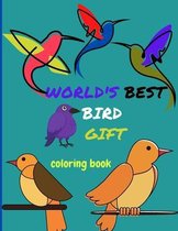 WORLD'S BEST BIRD GIFT coloring book