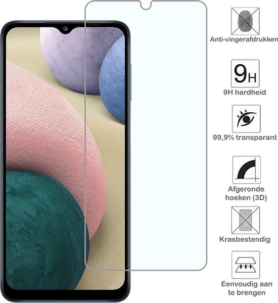 Coque Samsung A12 Coque Siliconen Blauw Foncé Avec Protecteur d'Écran - Coque Samsung Galaxy A12 Coque Siliconen Bleu Foncé - Coque Samsung A12 Siliconen Avec Protecteur d'Écran
