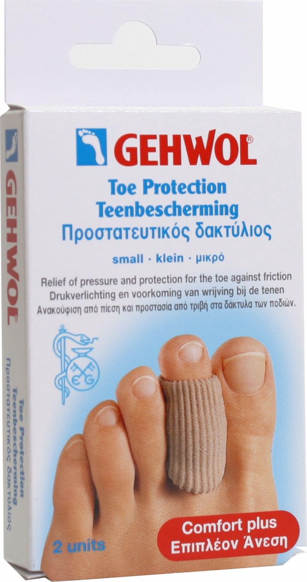 Gehwol teenbescherming polygel/stof Klein Gehwol - Beige - polygel / stof - Anti-druk