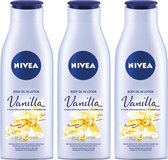 Nivea Body Oil In Lotion Vanilla Voordeelbox - 3 x 200 ml