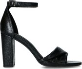 Sacha - Dames - Zwarte sandalen met hoge hak - Maat 38