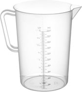 Veluw Maatbeker Kunststof - 2 Liter - Ø14 x (H)21,5cm