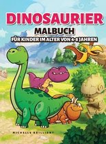 Dinosaurier Malbuch fur Kinder im alter von 4-8 Jahren