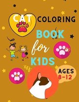 Cat coloring book for kids ages 8-12