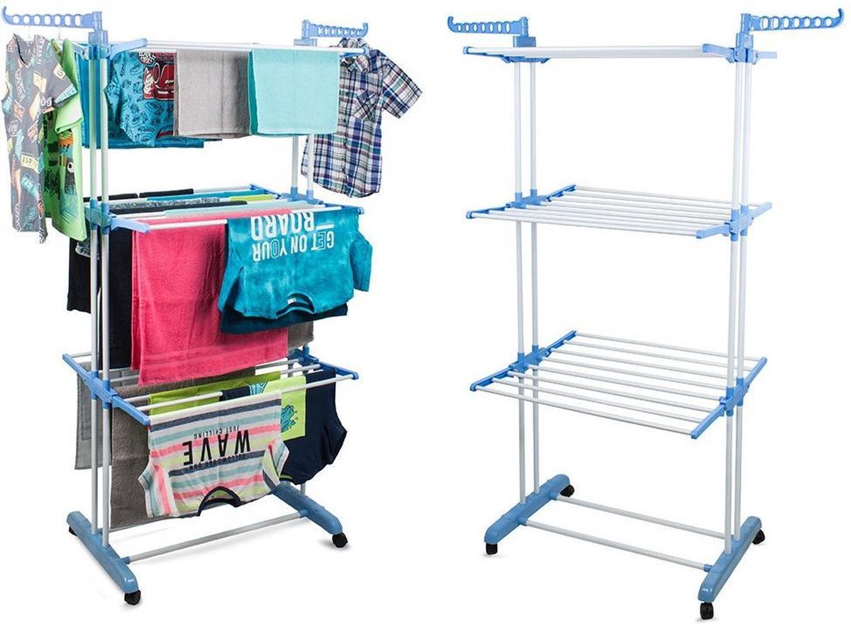 HIGHWALL wasrek - wasdroger - verticaal - kleerhanger