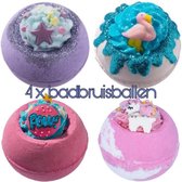 Bomb cosmetics voordeelset badbruisballen 4 stuks bathblaster