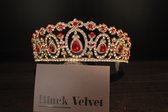 Mooie tiara, kroon, bruid, prinses, haaraccessoire, luxe diadeem, Haarpin, bloemen, haarpin, strass, koningin