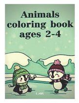 animals coloring book ages 2-4