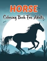 Horse Coloring Book for Adults
