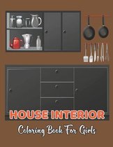 House Interior Coloring Book For Girls