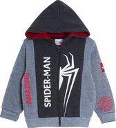 Marvel Spiderman - vest - kinder - grijs - maat 98