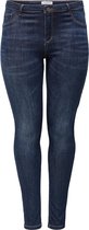 Only Carmakoma Carfloria Broek Skinny jeans Donkerblauw Maat 52/32
