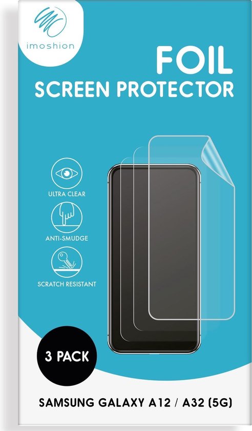 iMoshion Screenprotector Geschikt voor Samsung Galaxy A32 (5G) / A13 (4G) / A13 (5G) / A12 / A04s / A04 - iMoshion Screenprotector Folie 3 pack - iMoshion