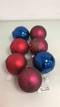 Grote kerstballen - 7 stuks