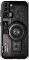 Casetastic Samsung Galaxy S21 Plus 4G/5G Hoesje - Softcover Hoesje met Design - Camera 2 Print