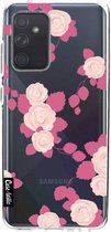 Casetastic Samsung Galaxy A52 (2021) 5G / Galaxy A52 (2021) 4G Hoesje - Softcover Hoesje met Design - Pink Roses Print