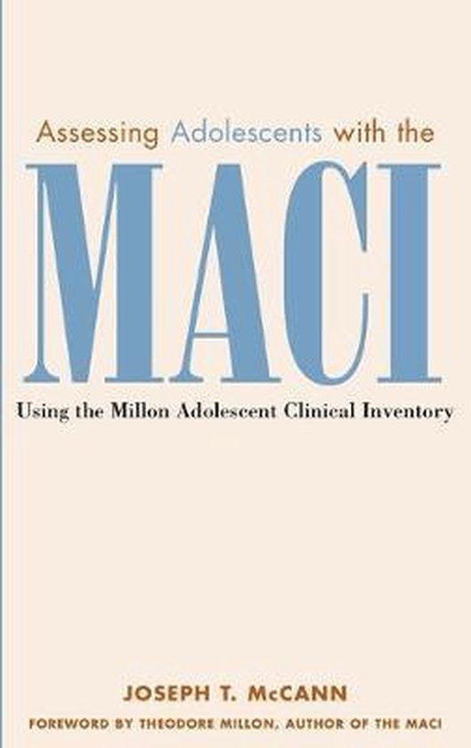 Assessing Adolescents with the MACI - cover