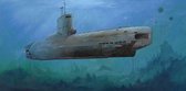 The 1:144 Model Kit of the German U-Boat Type XXIII.
Plastic Kit
Glue not included
Dimension 265 * 130 mm
32 Plastic parts
The manufacturer of the kit is Trumpeter.This kit is