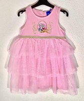 Disney Frozen jurk feestjurk velours/tule roze maat 128