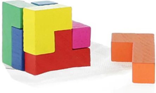Afbeelding van het spel Houten behendigheidsspel blokjes - fidget toys