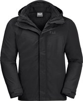 Jack Wolfskin THREE PEAKS JACKET M - black - Mannen - Maat L