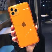 Iphone 12 Pro Max Case - Iphone 12 Pro Max Hoesje - 6.7 inch Iphone 12 Pro Max - Iphone 12 Pro Max 6.7 Inch Oranje