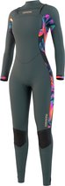 Mystic Dames Wetsuit Dazzled Fullsuit 3/2mm Double Fzip Women - Dark Leaf L