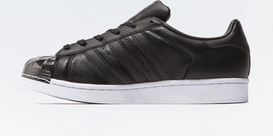 adidas Superstar Metal Toe Sneakers Dames Sneakers - Maat 38 - Vrouwen -  zwart/zilver | bol