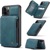 Portemonnee Hoesje | CASEME | Apple iPhone 11 Back Cover Wallet Case | Blauw