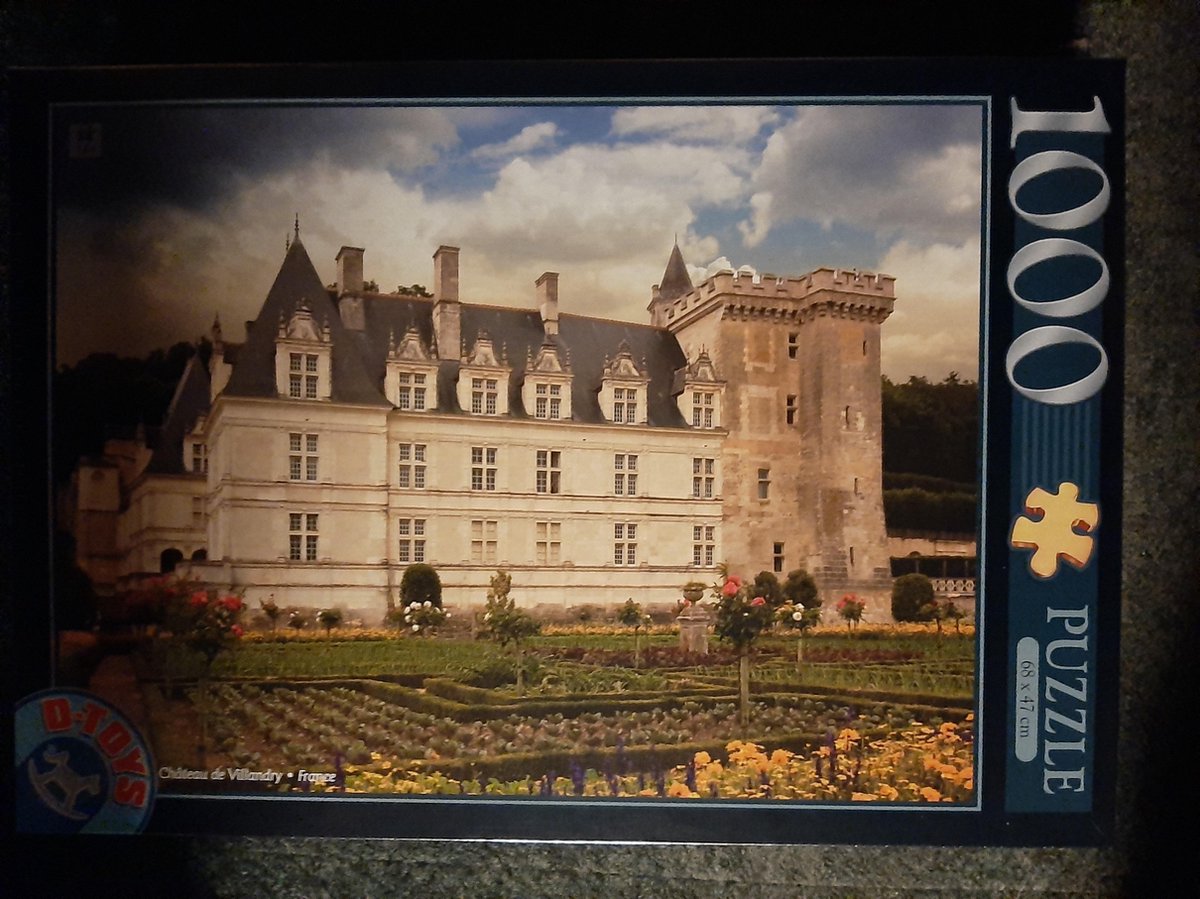 D-Toys puzzel 1000 stukjes - Frankrijk kastelen Château de Villandry.