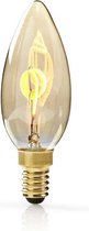 Allteq | Dimbare E14 led filament lamp | 3 Watt | 100 lm | Warm wit | 2000K