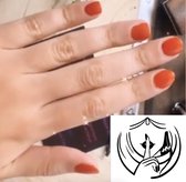 Henna Nail Ink- Daisy- Tangerine- Oranje- Halal