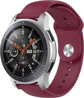 Vantage M / Grit X silicone band - wijn rood - Geschikt voor Polar - 22mm - Horlogeband Armband Polsband