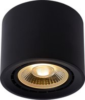 Lucide FEDLER Plafondspot - Ø 12 cm - LED Dim to warm - GU10 (ES111) - 1x12W 2200K/3000K - Zwart