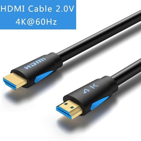 WiseGoods - HDMI Kabel - ULTRA HD 4K - 3D - ARC - 1 meter - 60Hz - Geschikt  voor PS4 /... | bol.com