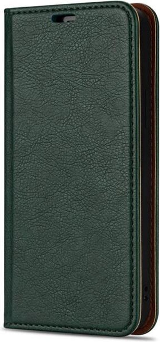 Rico Vitello Magnetische Wallet case Geschikt voor iPhone SE (2020) Groen