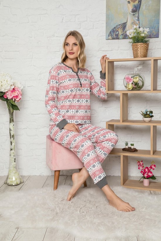 ⭐Derin's Luxe Pyjama | 2-delige Set | Mouwen |Pyama Dames Volwassenen |... | bol.com