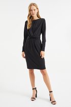 WE Fashion Dames jurk met knoopdetail