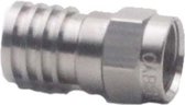 Hirschmann 695001997 F-connector Brass Metaal