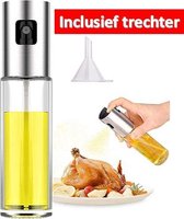 Olijfolie sprayer - Diffuser & Verstuiver - Glas & RVS - 100mL