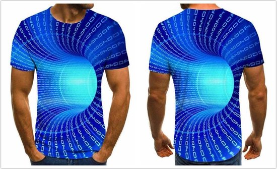 T shirt Fun avec un grand effet 3D d esprit f ck d un trou dans