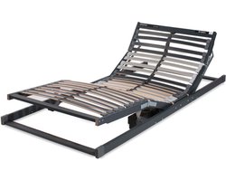 Novio Elektrisch - Lattenbodem - 80x200 cm - 28 lats - Elektrisch Verstelbaar - 5 instelbare zones - max 130 kg - Bedbodem