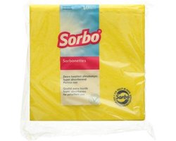 Sorbo Sorbonettes - Geel -  38x38cm - 20 stuks (2x10)