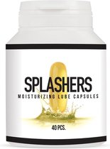 Splashers - 40 pcs - Lubricants - white - Discreet verpakt en bezorgd