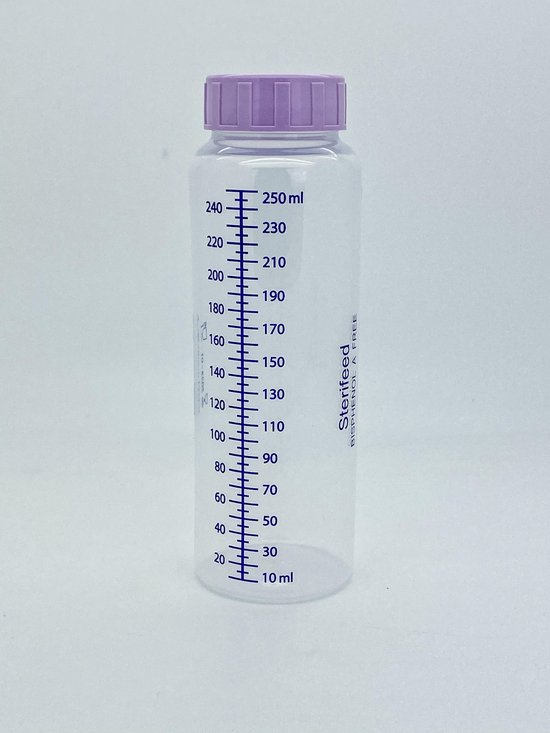 Sterifeed Moedermelk Bewaarfles voor eenmalig gebruik 250 ML 20 stuks van Sterifeed — afbeelding 3