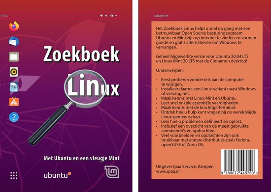 Ubuntu Linux Privacy Mini Computer + monitor 24" voorgeïnstalleerd